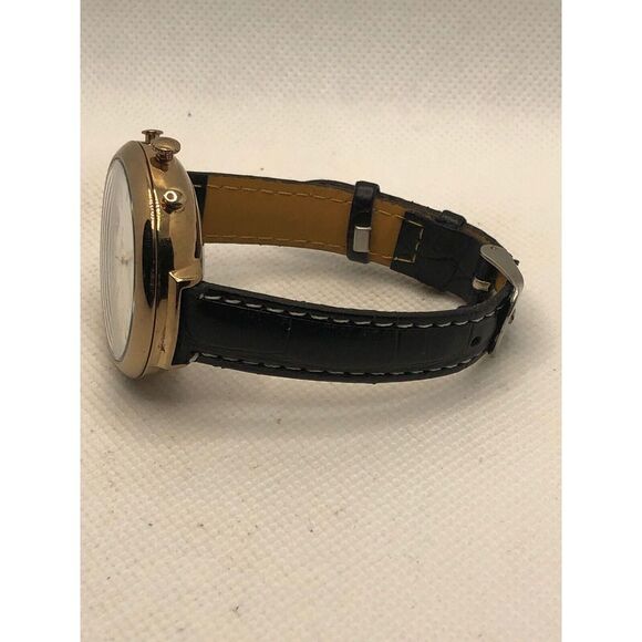 Fossil Q FTW5023 Womens Black Leather Analog Silver Dial Hybrid Smart Watch KS90 - Picture 8 of 9